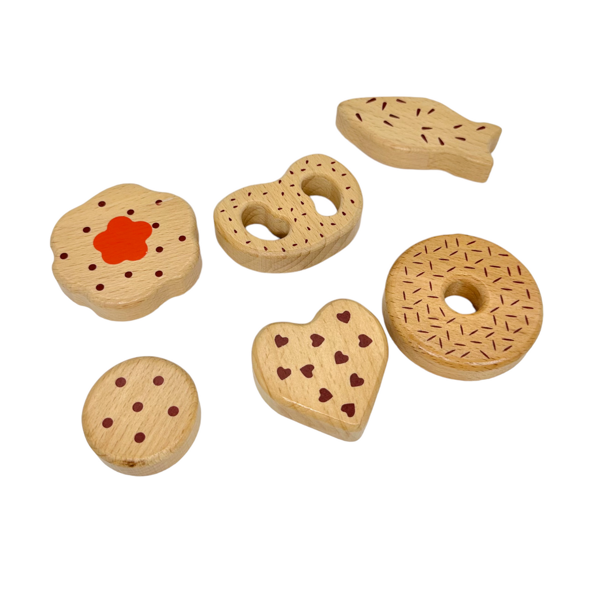 10-Piece Wooden Popsicle & Pastry Pretend Play Set – product image 7