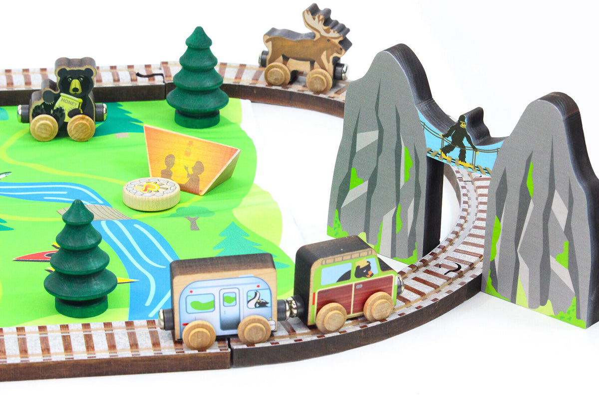 NameTrains Mountain Adventure Train Set | Made in the USA - The Baby Penguin