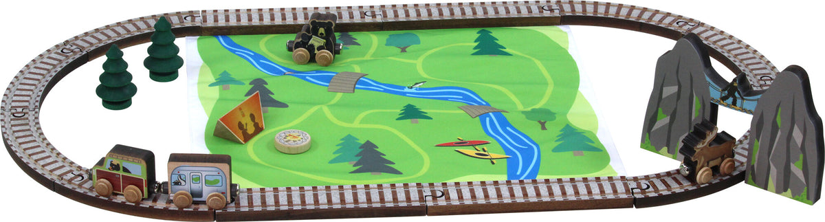 NameTrains Mountain Adventure Train Set | Made in the USA - The Baby Penguin