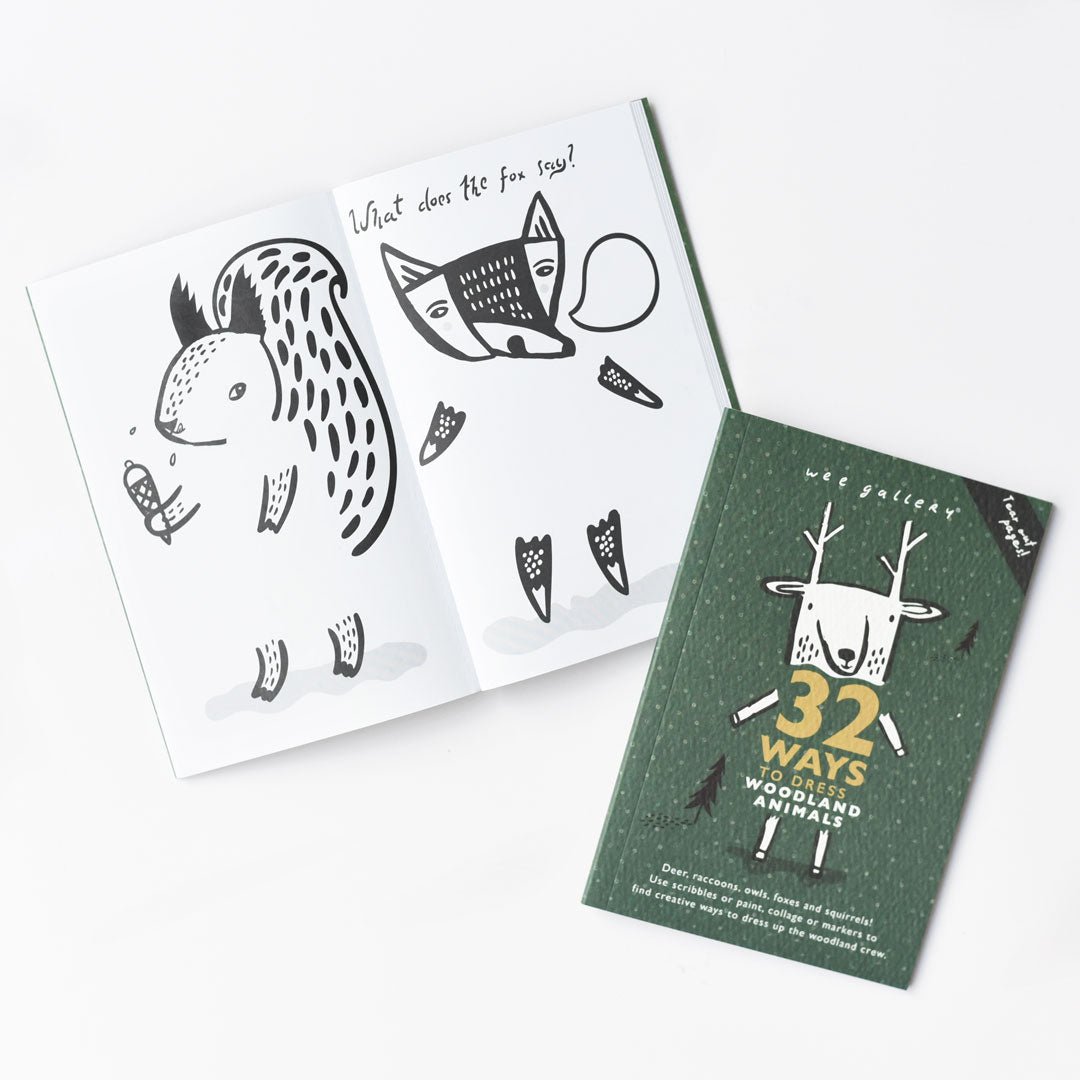 32 Ways to Dress Woodland Animals - Activity Book - The Baby Penguin