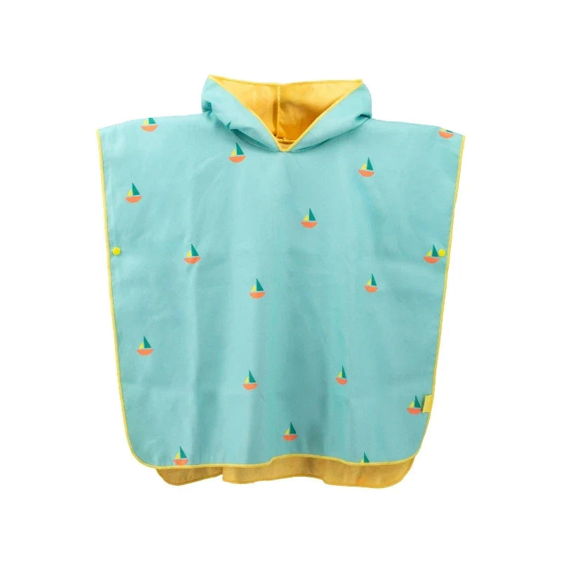Beach Poncho – Quick-Drying Microfiber Kids Towel - The Baby Penguin
