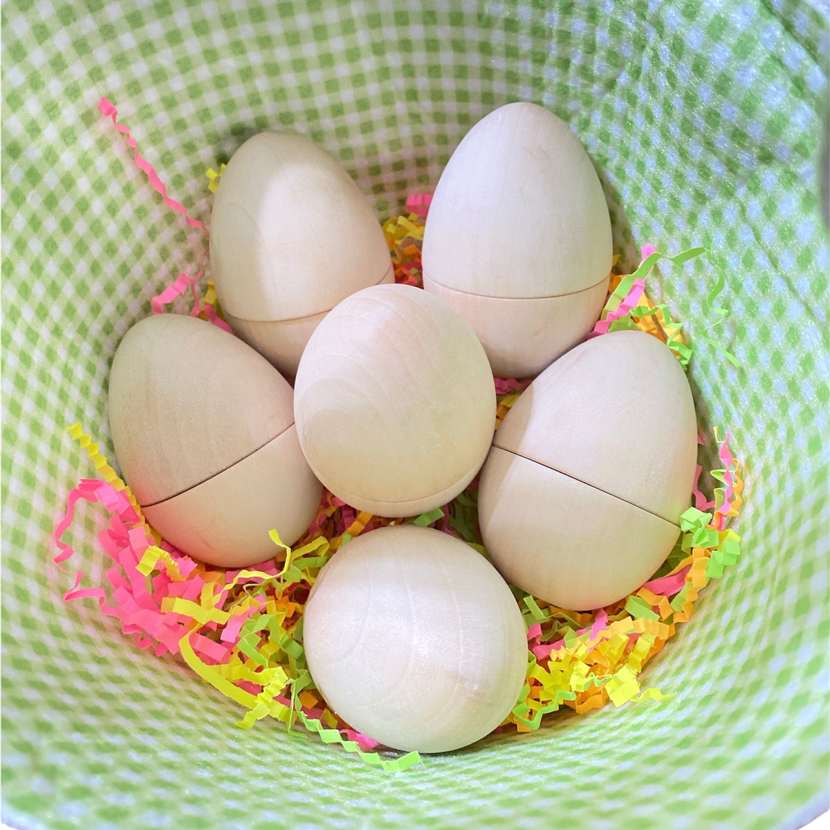 6-Piece Magnetic Natural Wooden Egg Set – product image 7
