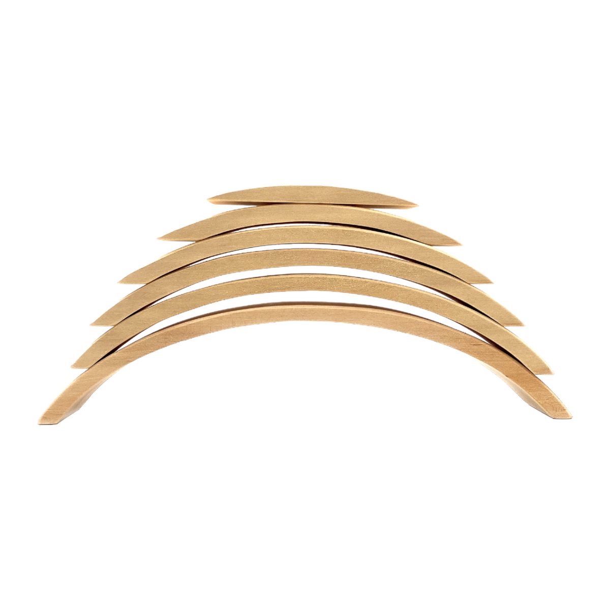 Green Elephant 6-Piece Natural Wooden Bridge Set – product view