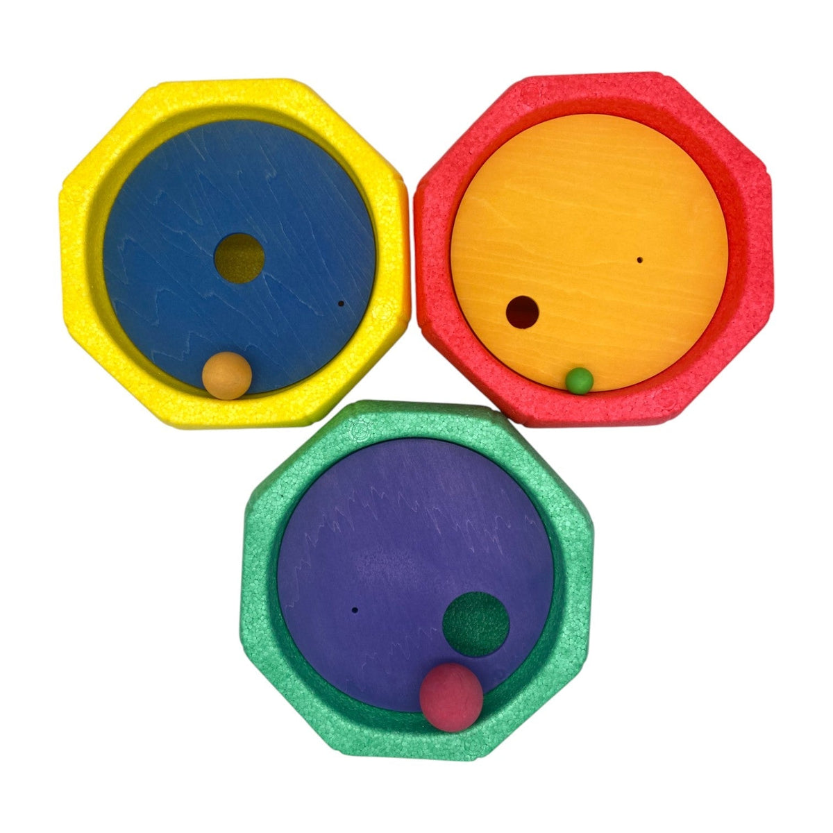 6-Piece Rolling Disc Set with 6 Wooden Balls – additional product view