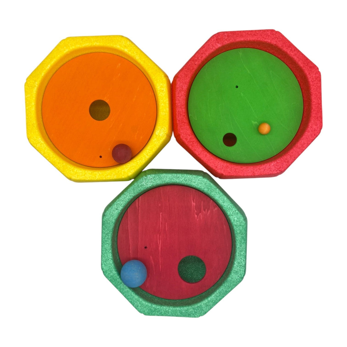 6-Piece Rolling Disc Set with 6 Wooden Balls – additional product view