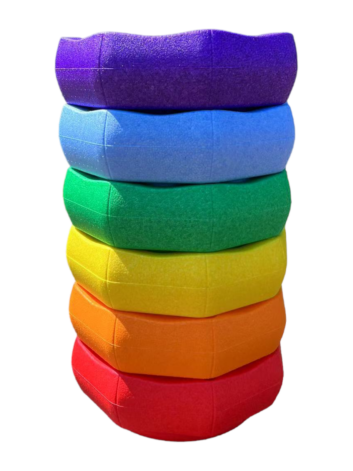 6-Piece Rainbow EPP Stepping Stone Set – view 2