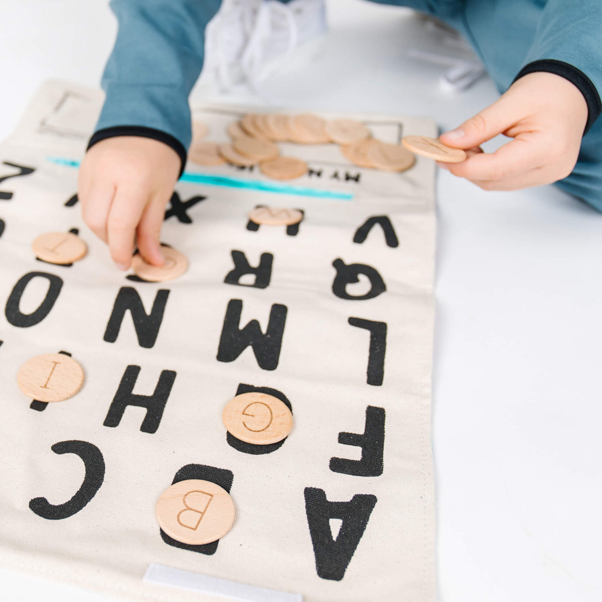 ABC Play Mat: The Fun, Portable Way to Learn Letters! by So Handmade Shop – additional product view