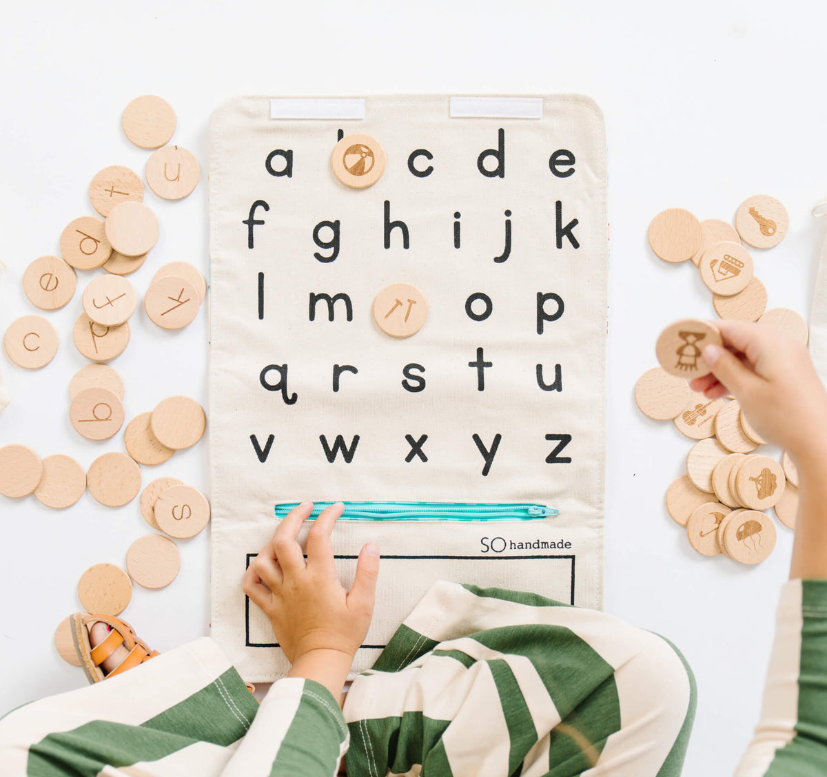Alphabet Learning Toy: Montessori Letters Matching Game - The Baby Penguin
