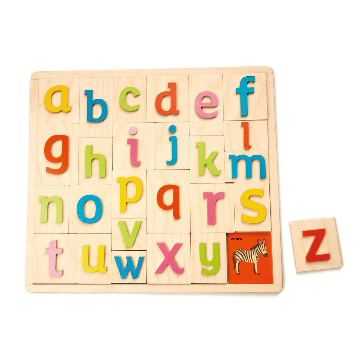 Tender Leaf Alphabet Pictures Wooden Letter Puzzle