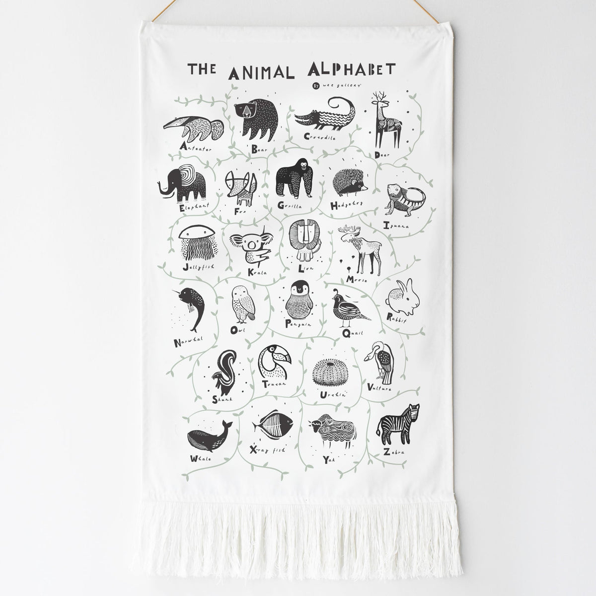 Animal Alphabet Tapestry - The Baby Penguin