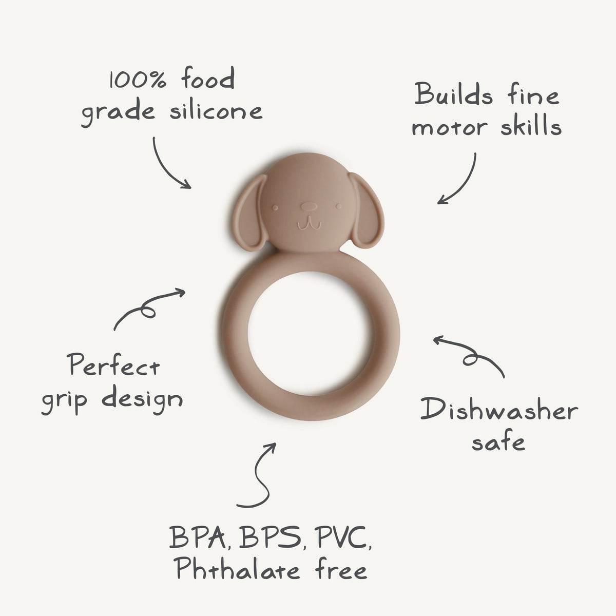 Animal Ring Teethers - The Baby Penguin