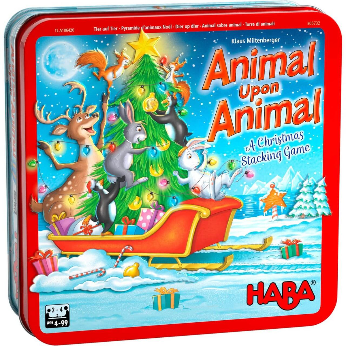 Animal Upon Animal Christmas Stacking Game - The Baby Penguin