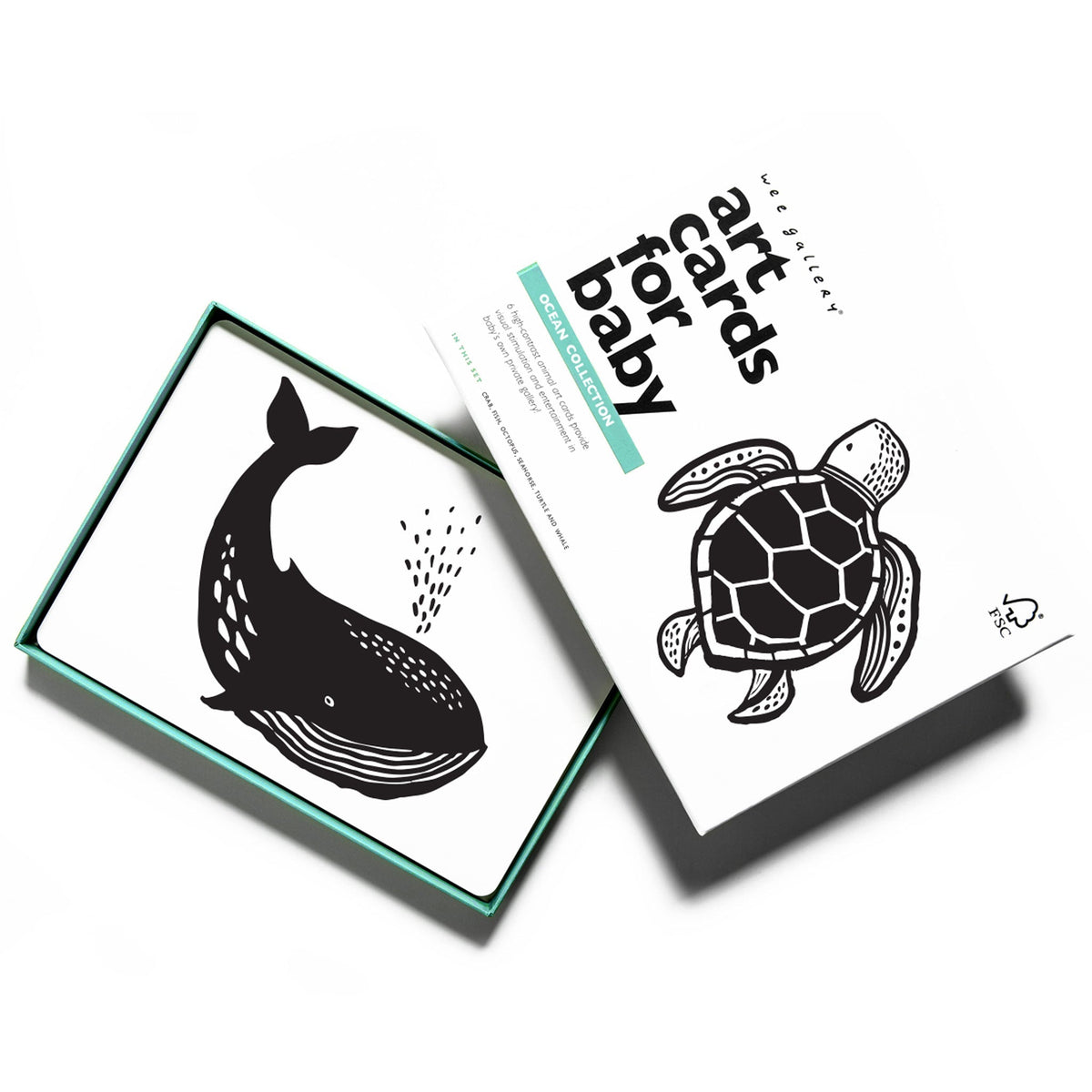 Art Cards for Baby - Ocean Collection - The Baby Penguin