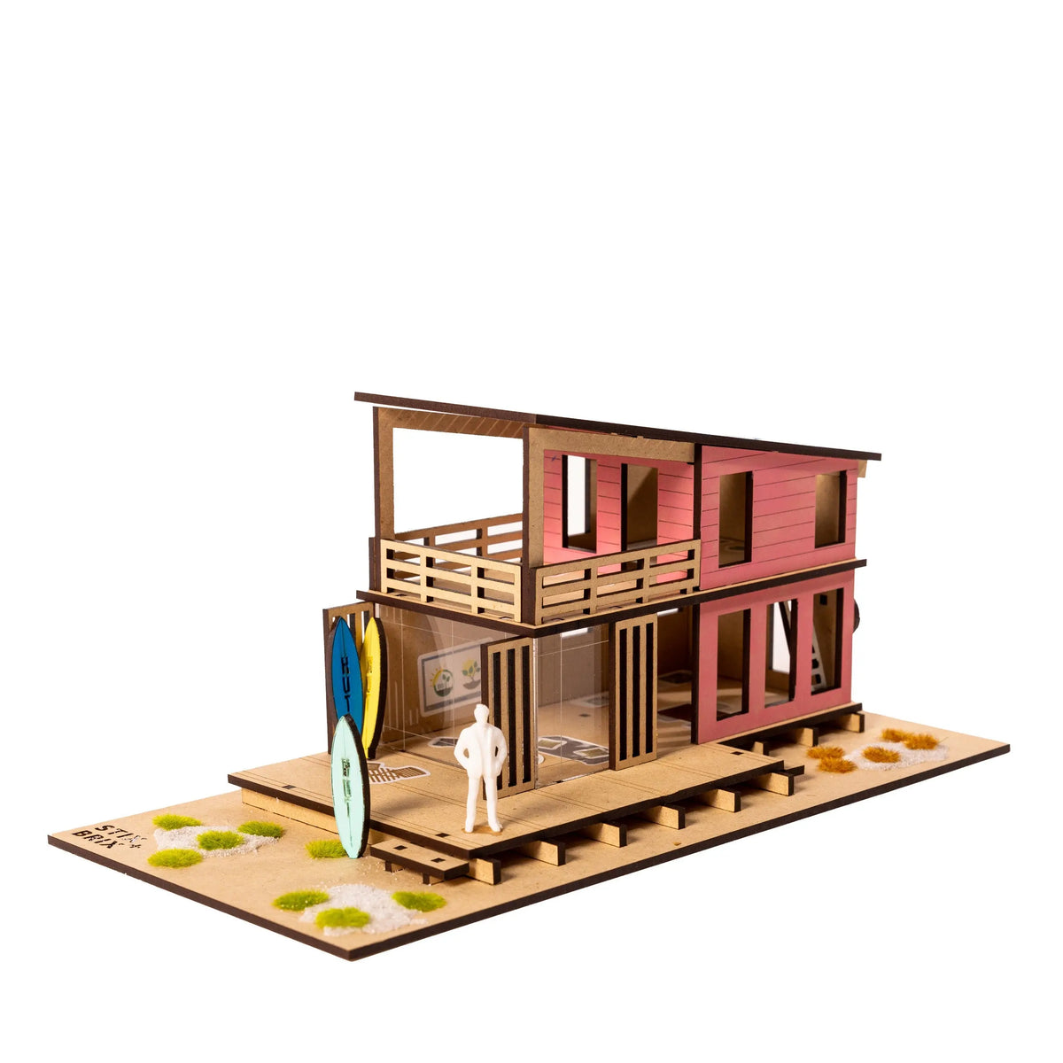 BEACH HUT Architectural Model Making Kit | | The Baby Penguin