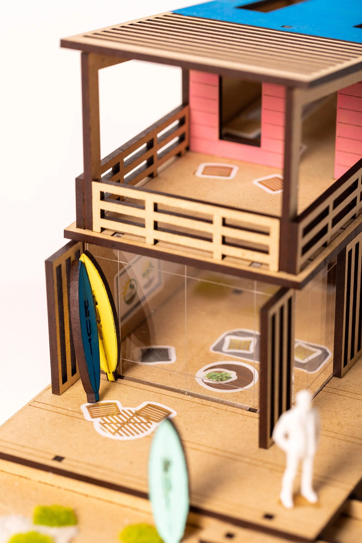 BEACH HUT Architectural Model Making Kit | | The Baby Penguin