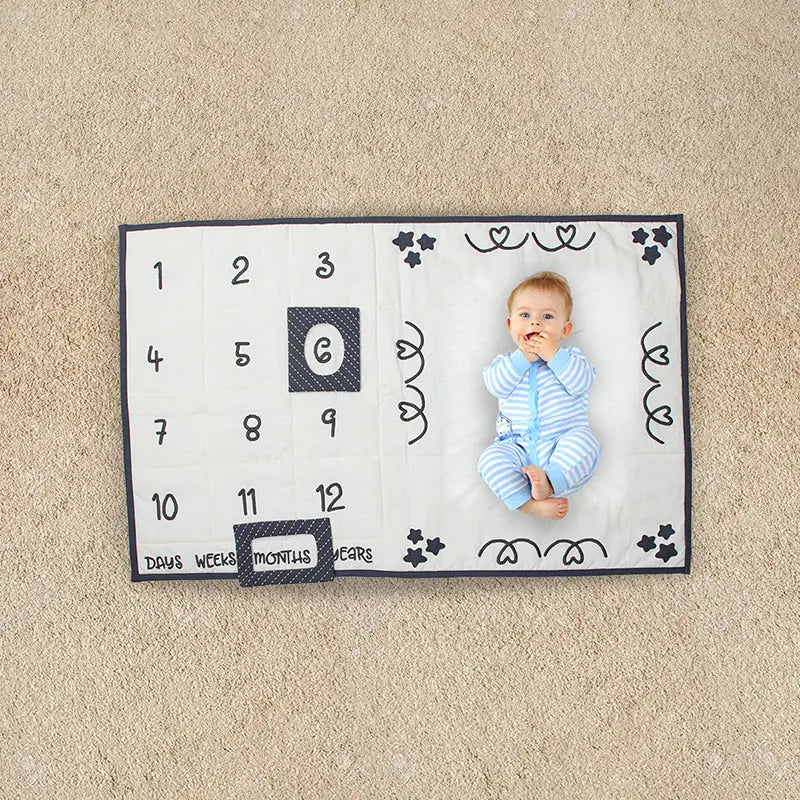 Baby Milestone Mat | Play mat | The Baby Penguin