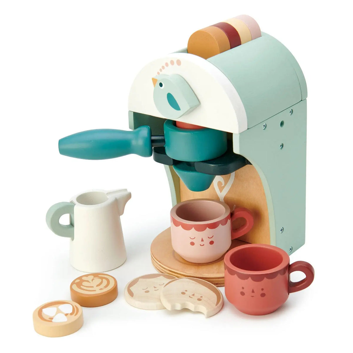 Tender Leaf Babyccino Maker Wooden Coffee Play Set