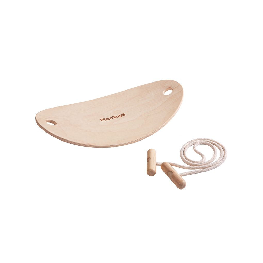 PlanToys Wooden Balance Board with Rope
