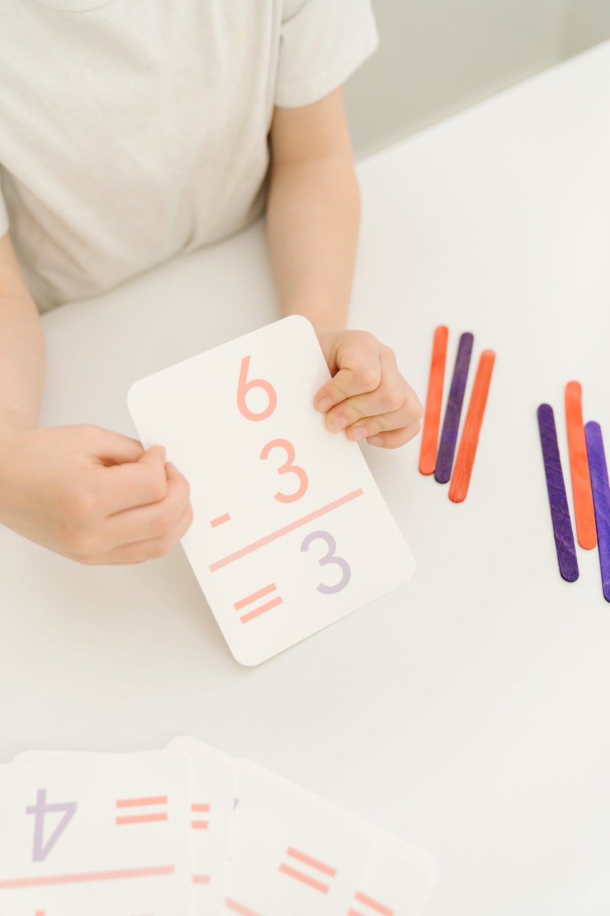 Basic Subtraction Flashcards - The Baby Penguin