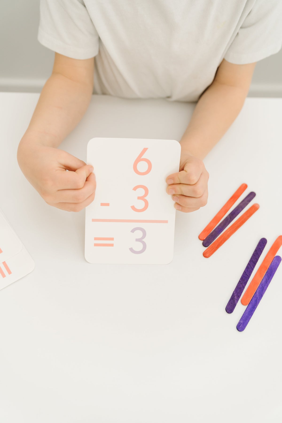 Basic Subtraction Flashcards - The Baby Penguin