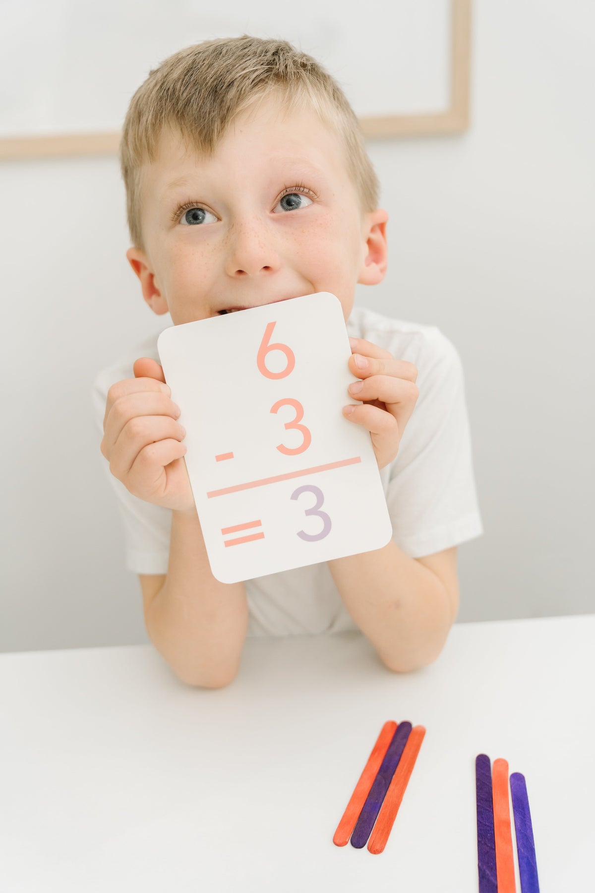 Basic Subtraction Flashcards - The Baby Penguin
