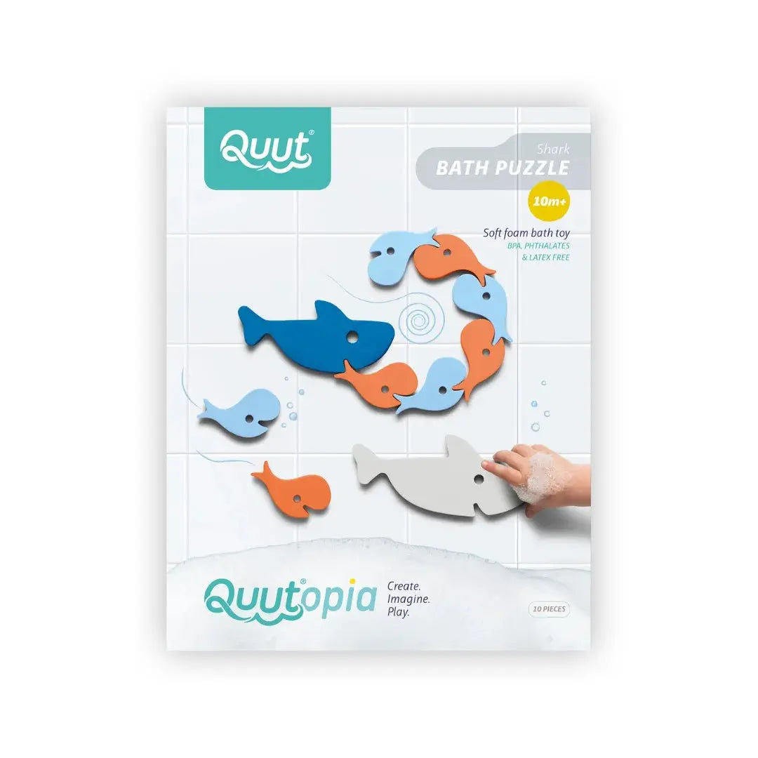 Bath Puzzle Shark – Floating 3D Bath Toy Set | | The Baby Penguin