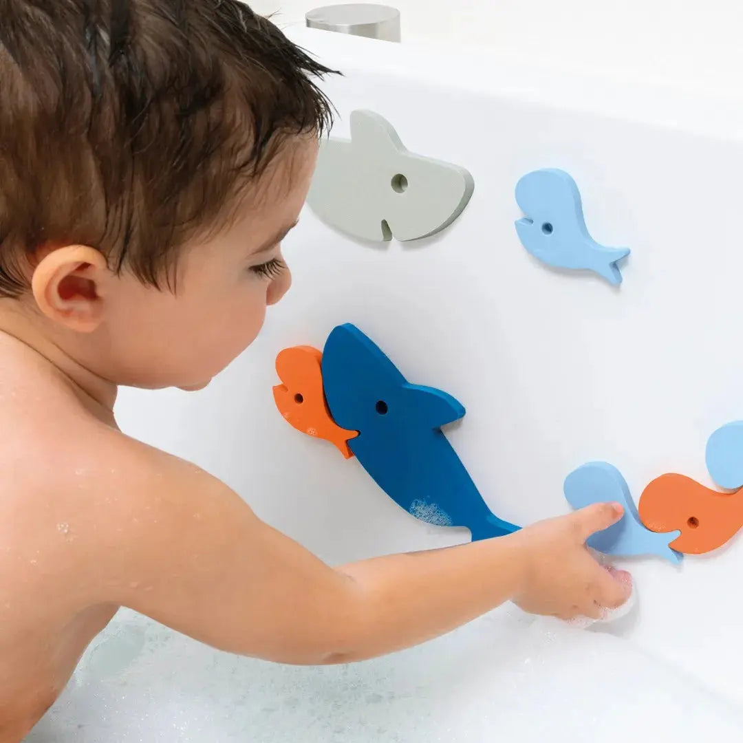 Bath Puzzle Shark – Floating 3D Bath Toy Set | | The Baby Penguin