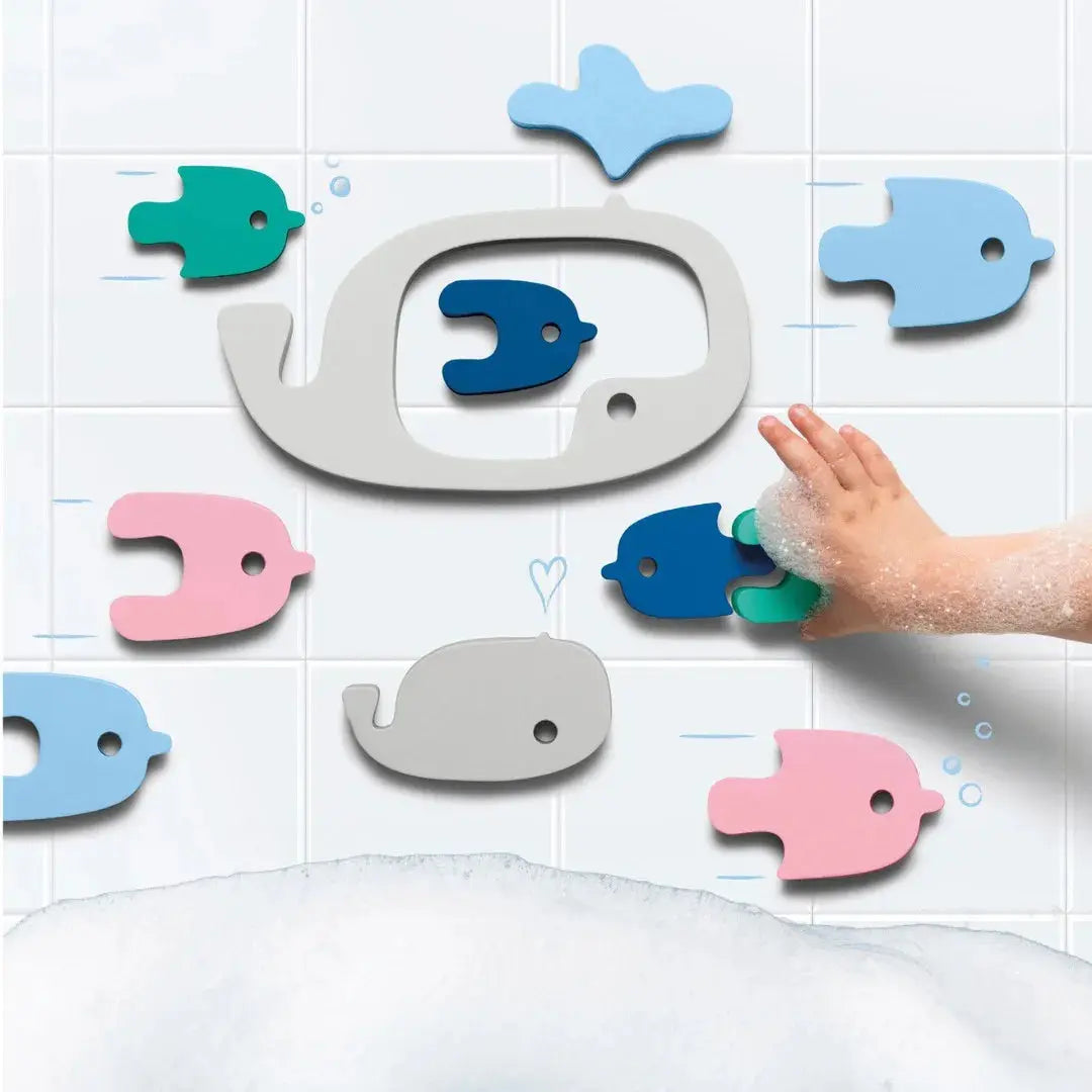 Bath Puzzle Whale – Floating 3D Bath Toy Set | | The Baby Penguin