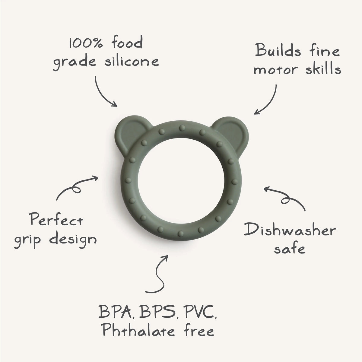 Bear Teether | teether | The Baby Penguin