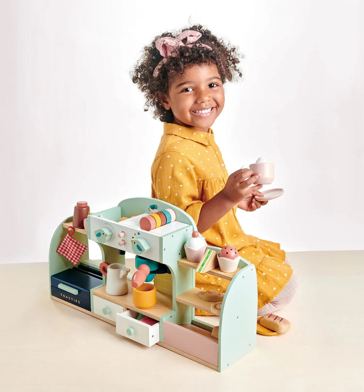 Tender Leaf Bird's Nest Café Wooden Coffee Shop Play Set
