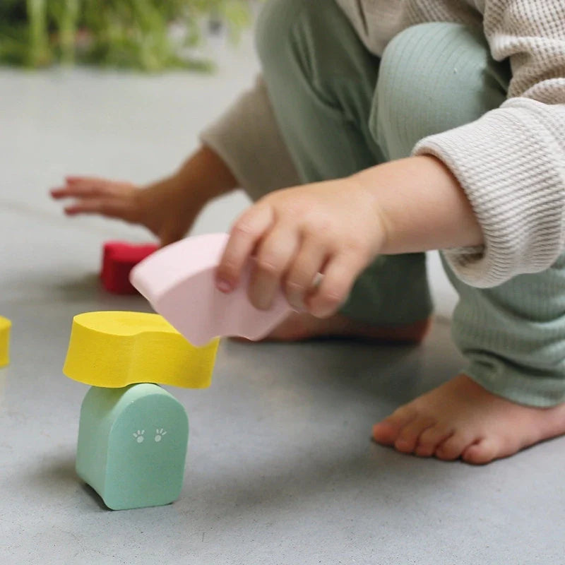 Blokki – Soft, Foam Stacking Blocks for Toddlers and Kids - The Baby Penguin