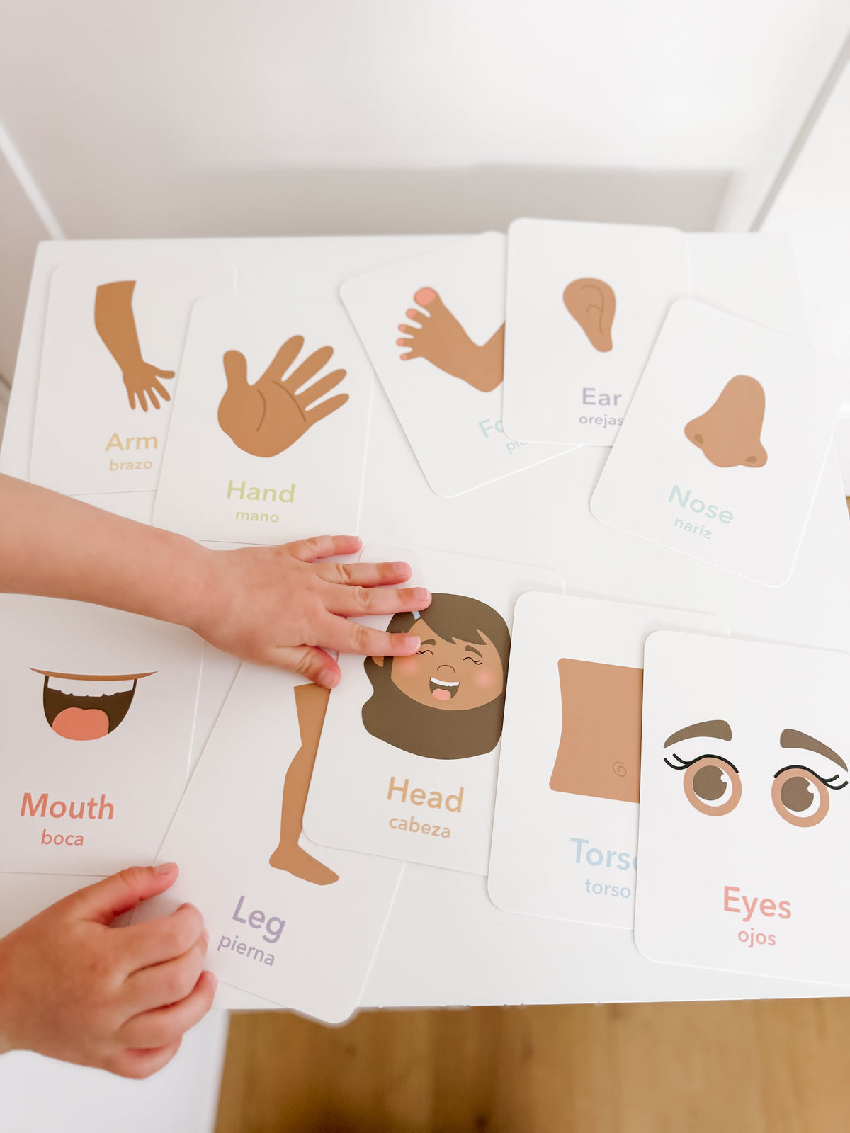 Body Parts Flashcards - The Baby Penguin