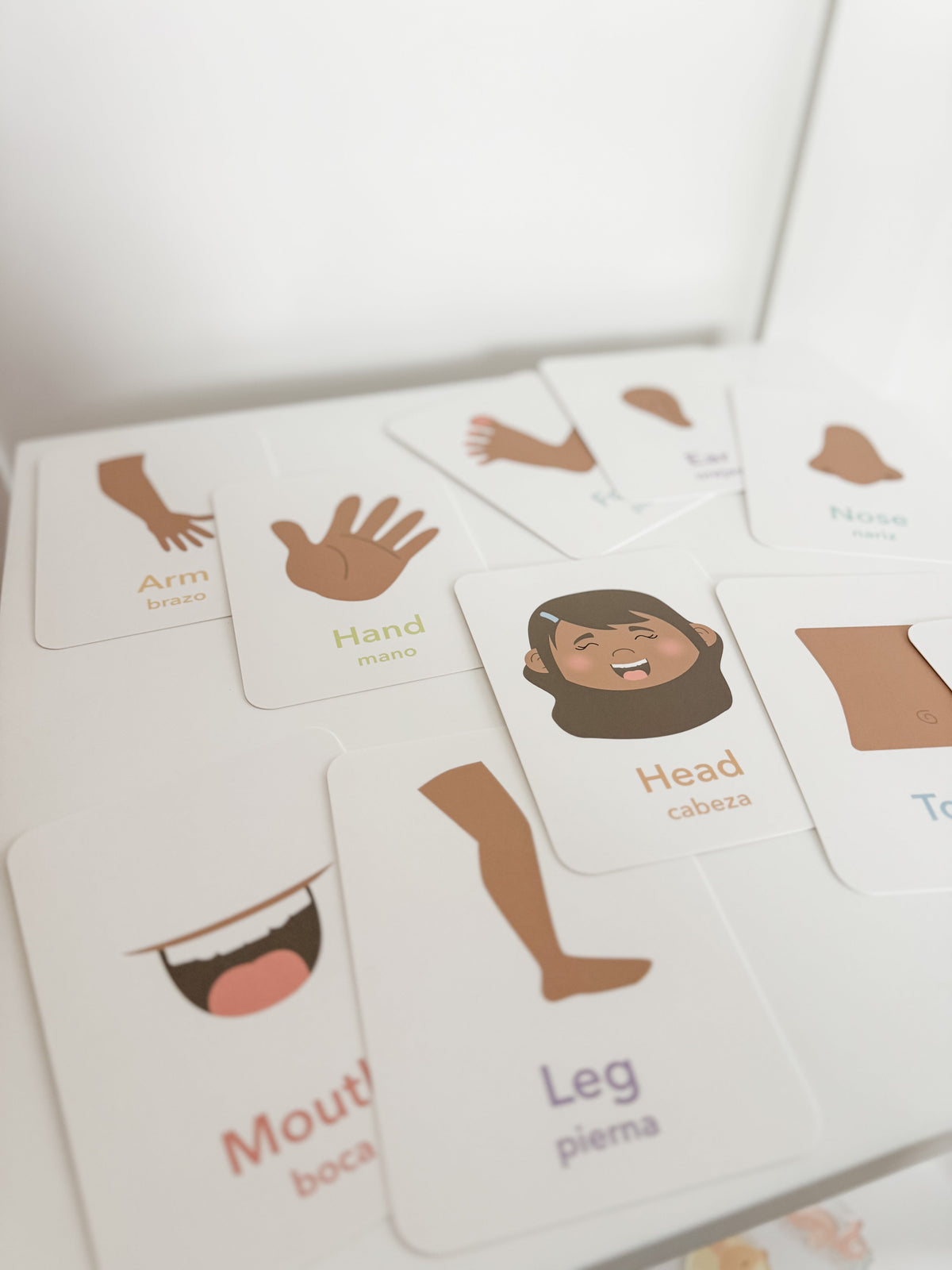 Body Parts Flashcards - The Baby Penguin