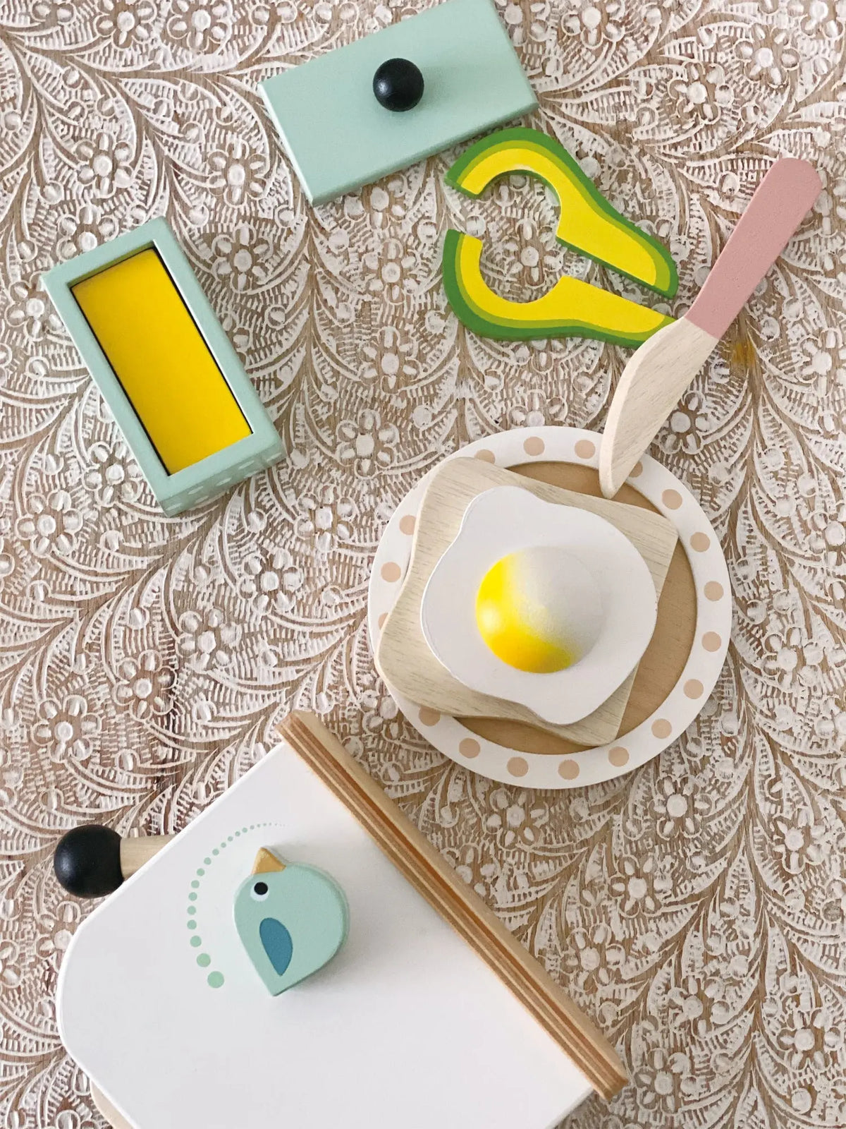 Tender Leaf Breakfast Toaster Wooden Play Set