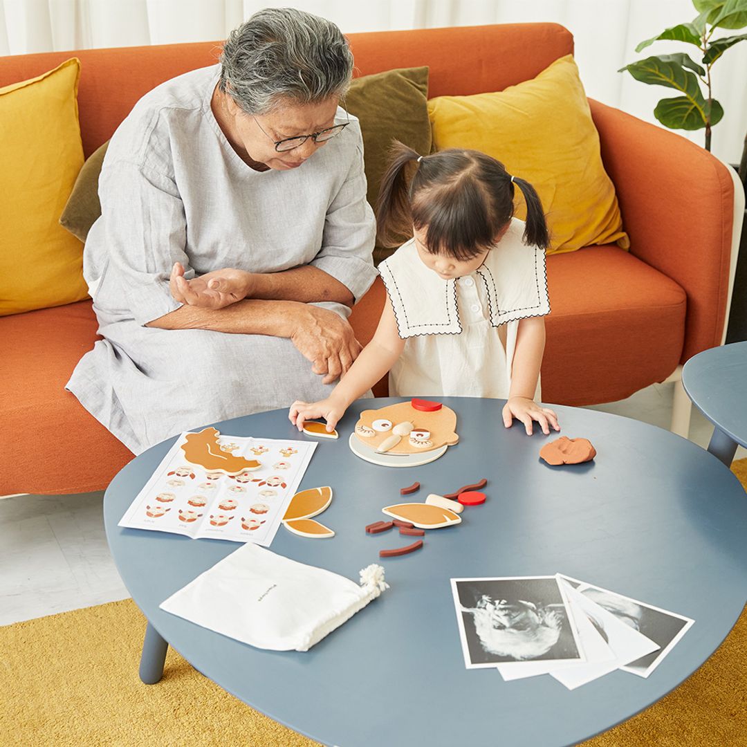PlanToys Build a Face Wooden Emotion Play Set