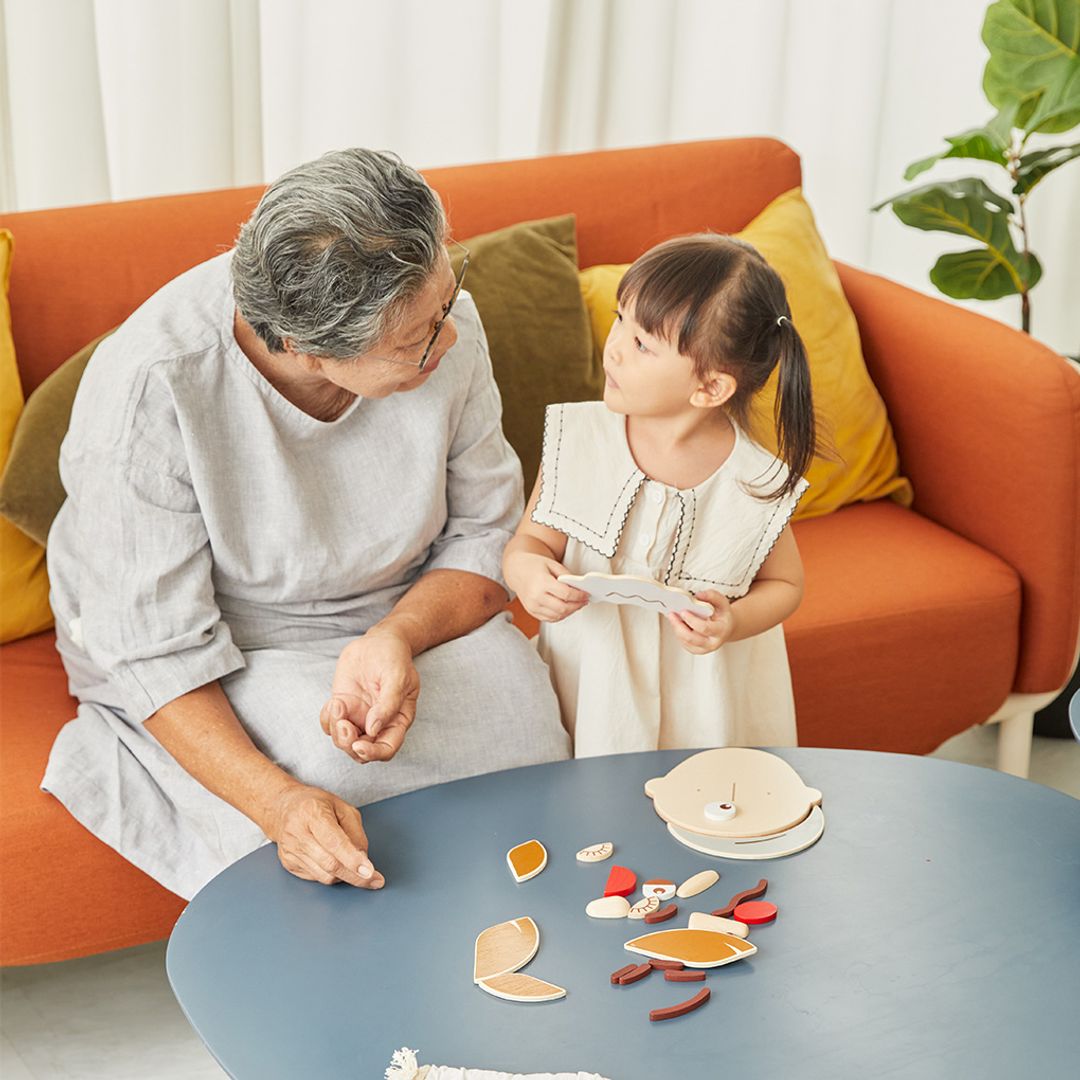 PlanToys Build a Face Wooden Emotion Play Set