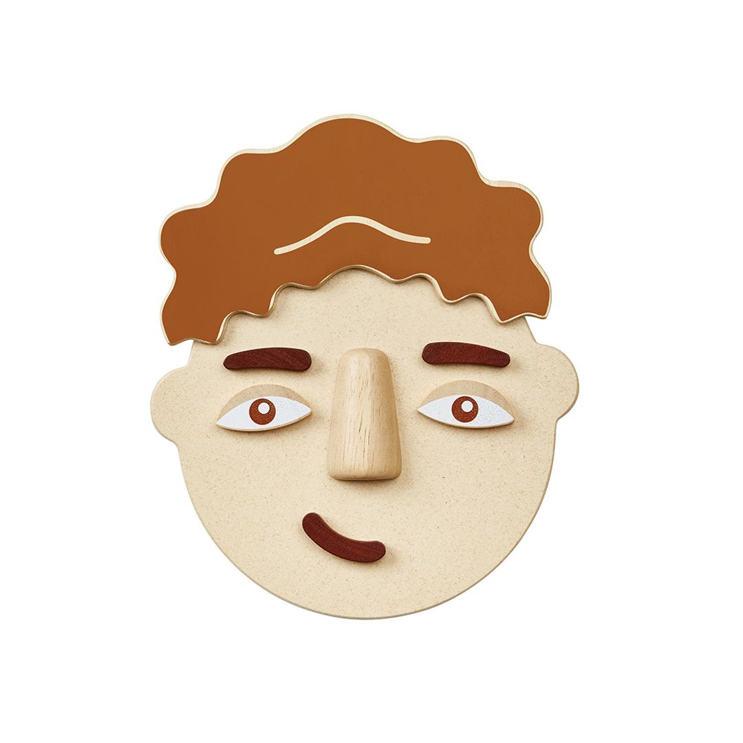 PlanToys Build a Face Wooden Emotion Play Set