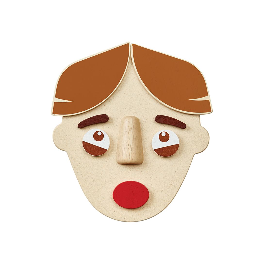 PlanToys Build a Face Wooden Emotion Play Set