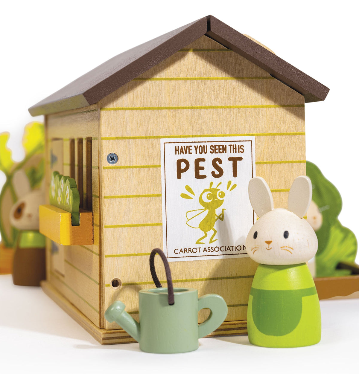 Tender Leaf Bunny's Carrot Patch Wooden Play Set