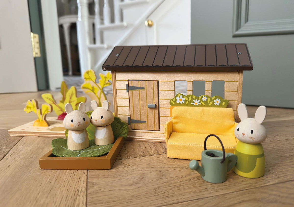 Tender Leaf Bunny's Carrot Patch Wooden Play Set