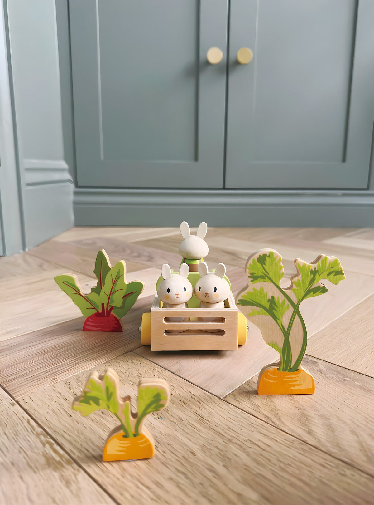 Tender Leaf Bunny's Carrot Patch Wooden Play Set
