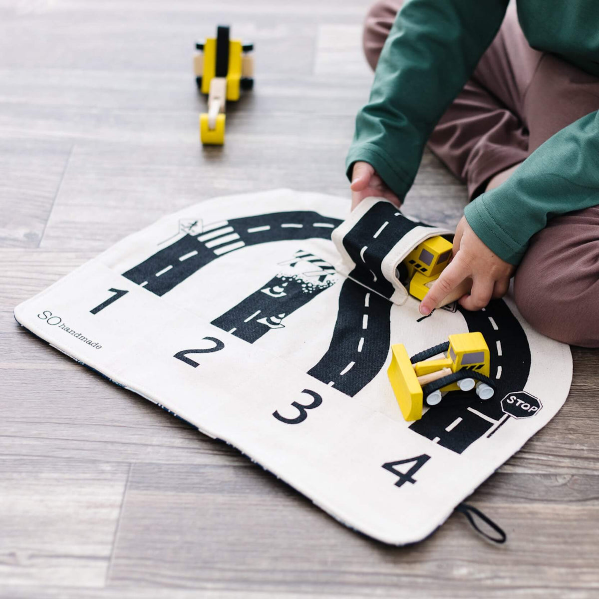 Car Play Mat: "The fun mat is so easy to travel with!" - The Baby Penguin