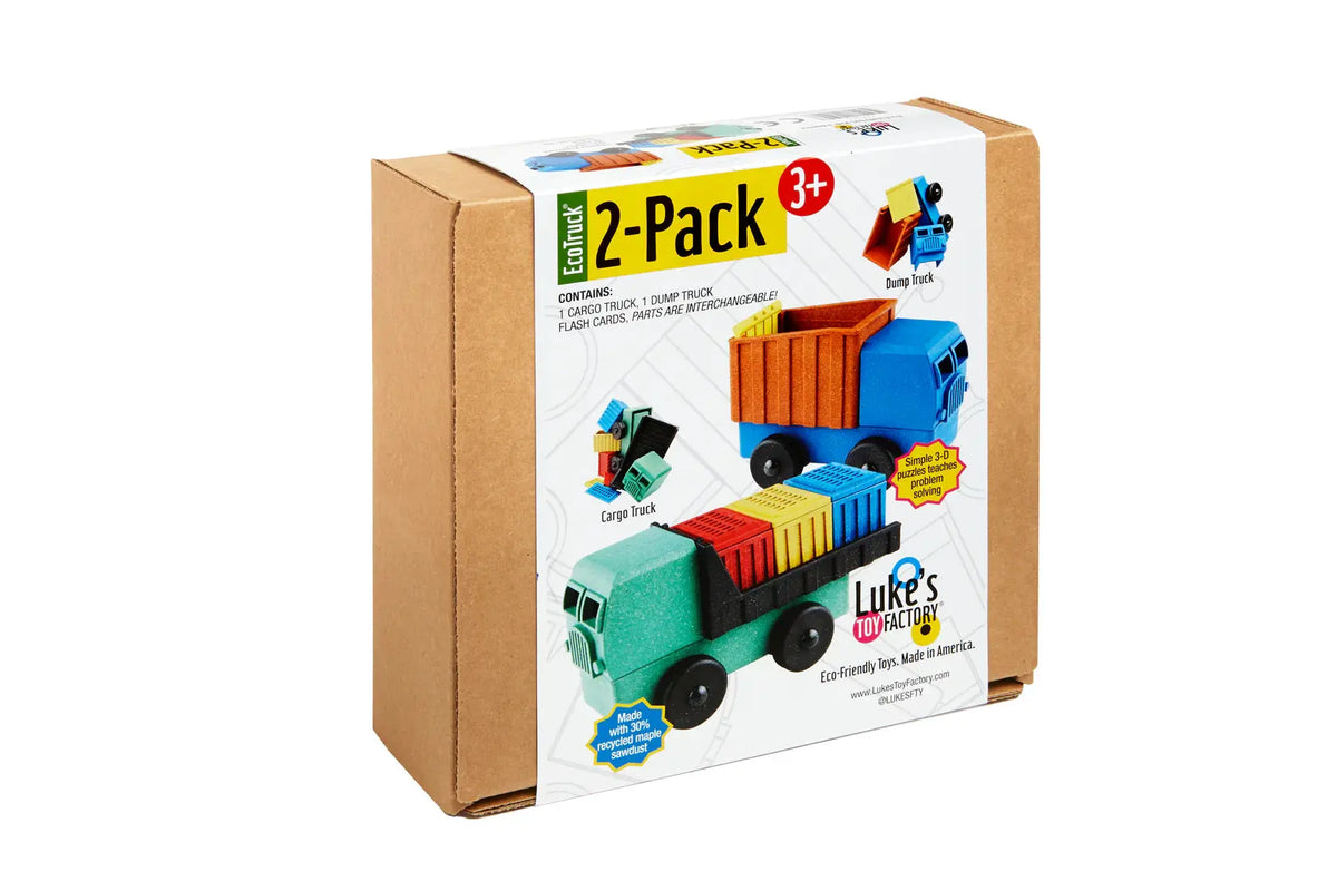 Luke's Toy Factory Cargo & Dump Truck Set – 2 Pack by Luke's Toy Factory – product image 4
