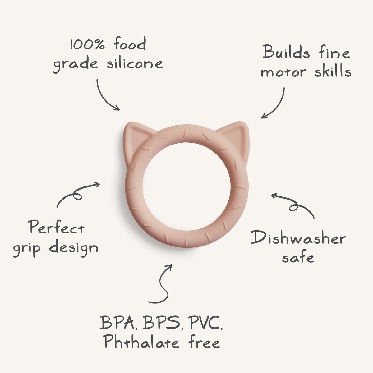Cat Teether | teether | The Baby Penguin