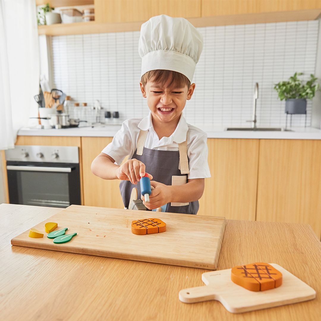 PlanToys Pretend Play Chef Set with Apron and Hat