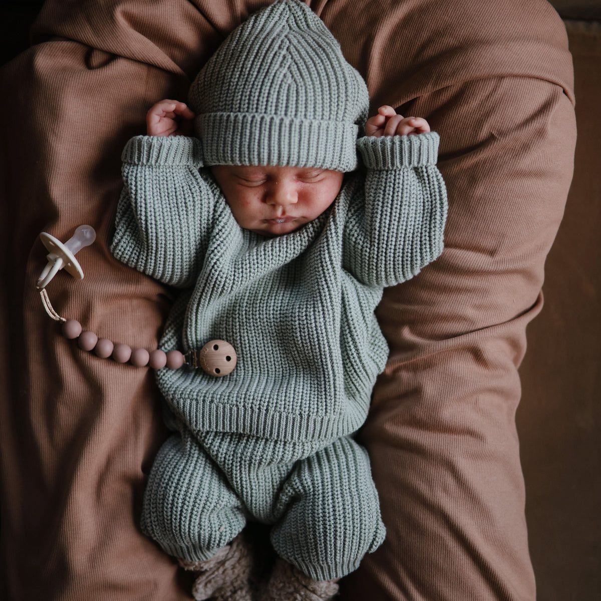 Chunky Knit Beanie - The Baby Penguin