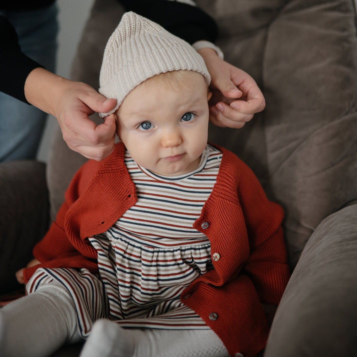 Chunky Knit Beanie - The Baby Penguin