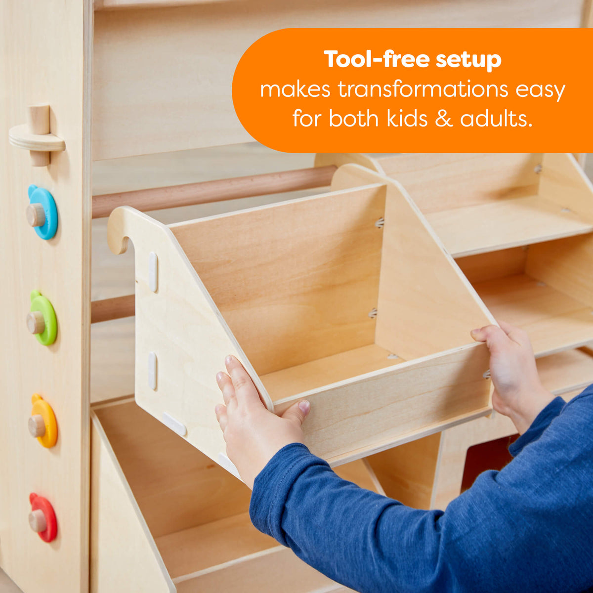 Creative Play 3 in 1 – Play Kitchen, Store & Workshop - The Baby Penguin