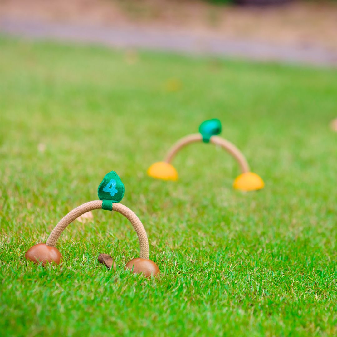 PlanToys Wooden Animal Croquet Set