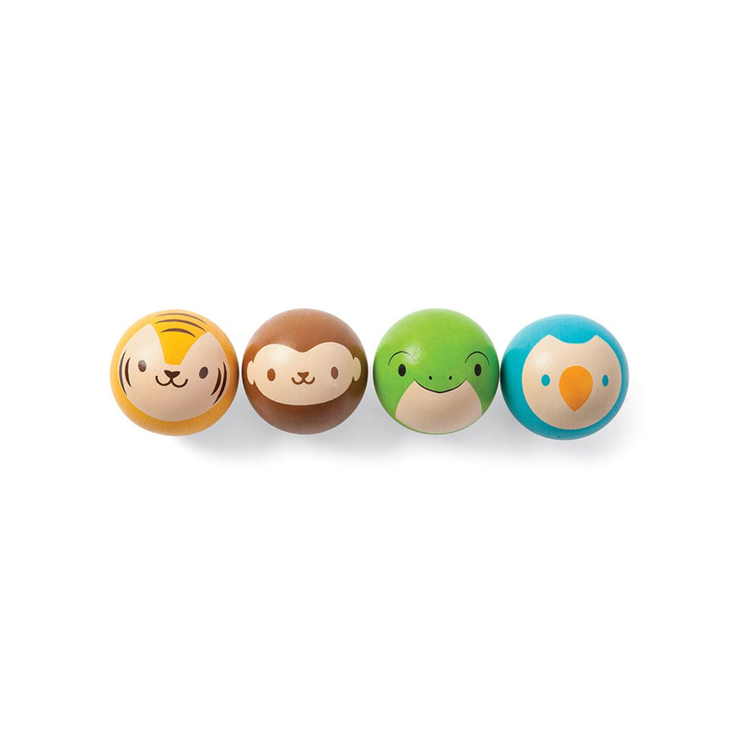 PlanToys Wooden Animal Croquet Set